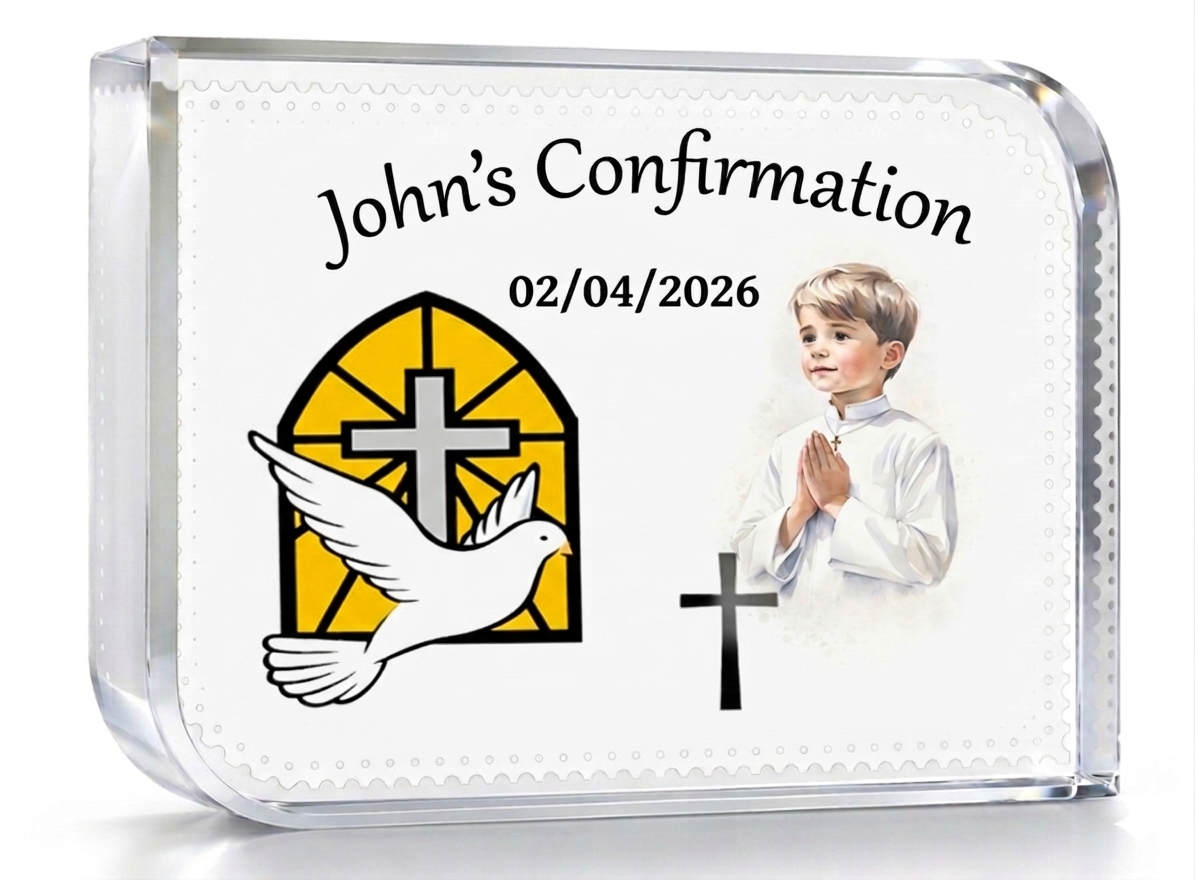 Crystal - Confirmation Boy Name and Date