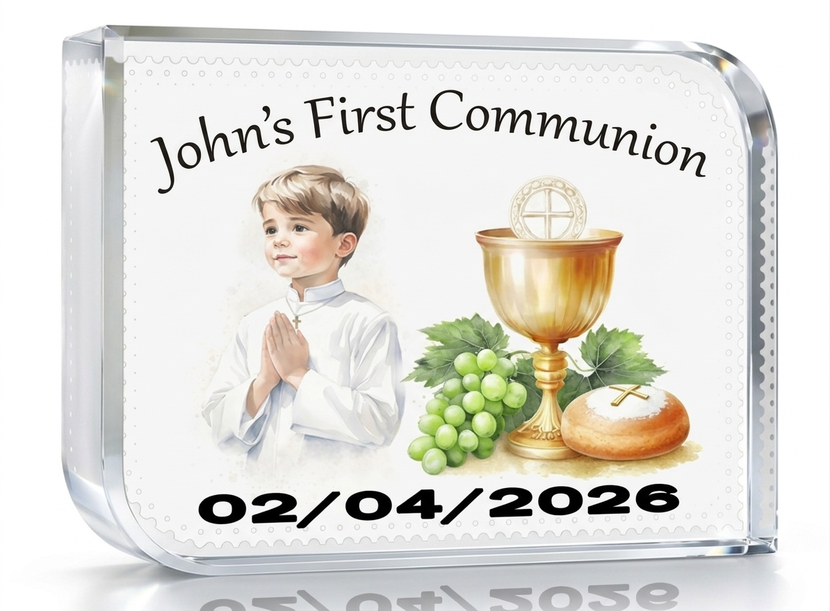 Crystal - Communion Boy Name and Date