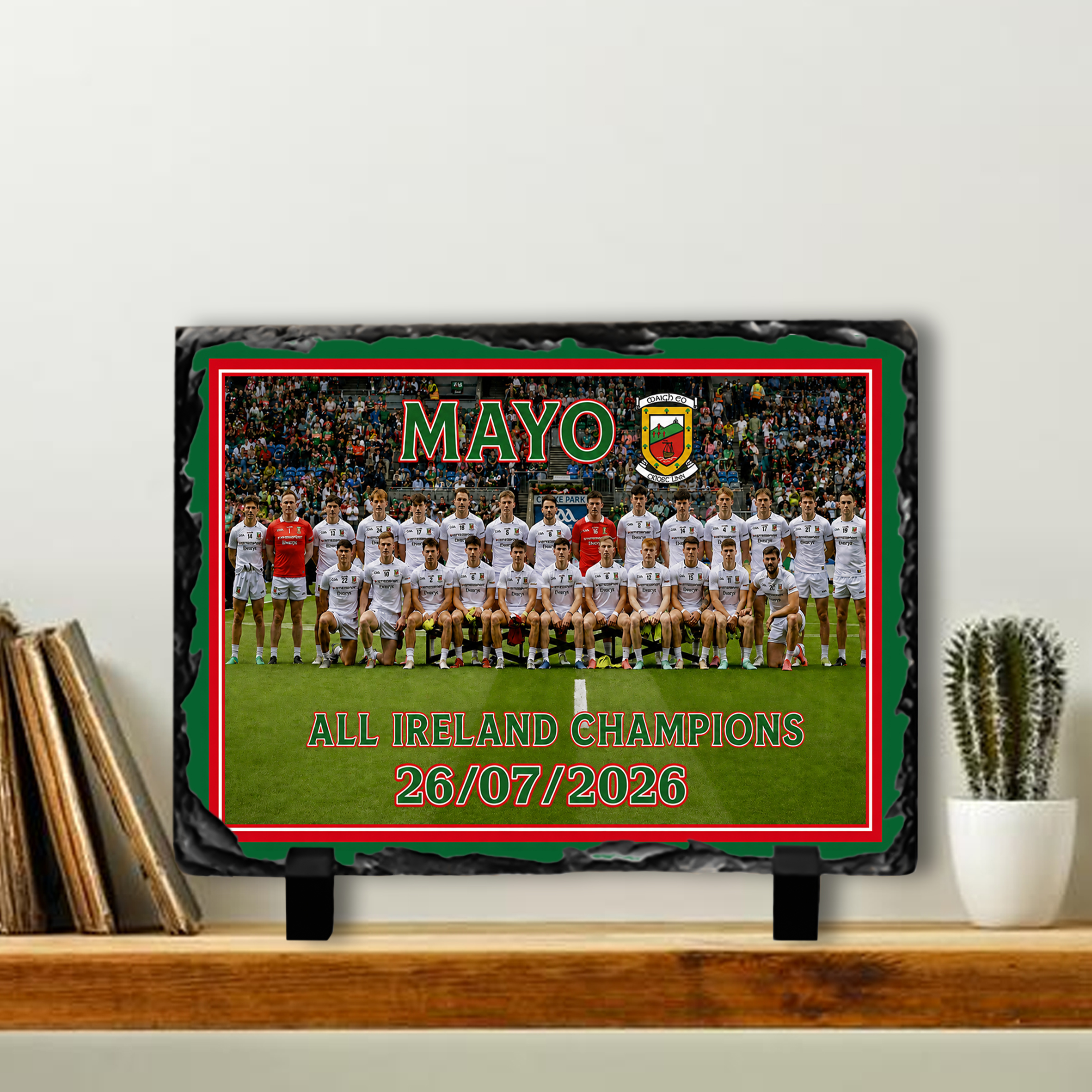 Slate Tile - Mayo All Ireland Champions 2026